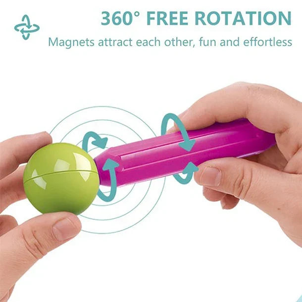 Magnetic Sticks and Balls Building Blocks Educational STEM Learning Toy Set