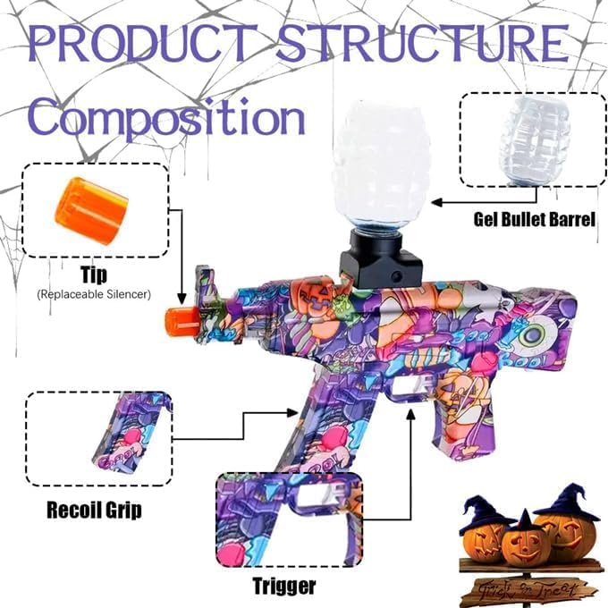 TurboShot High-Performance Electric Gel Blaster Toy Gun for Kids and Teens