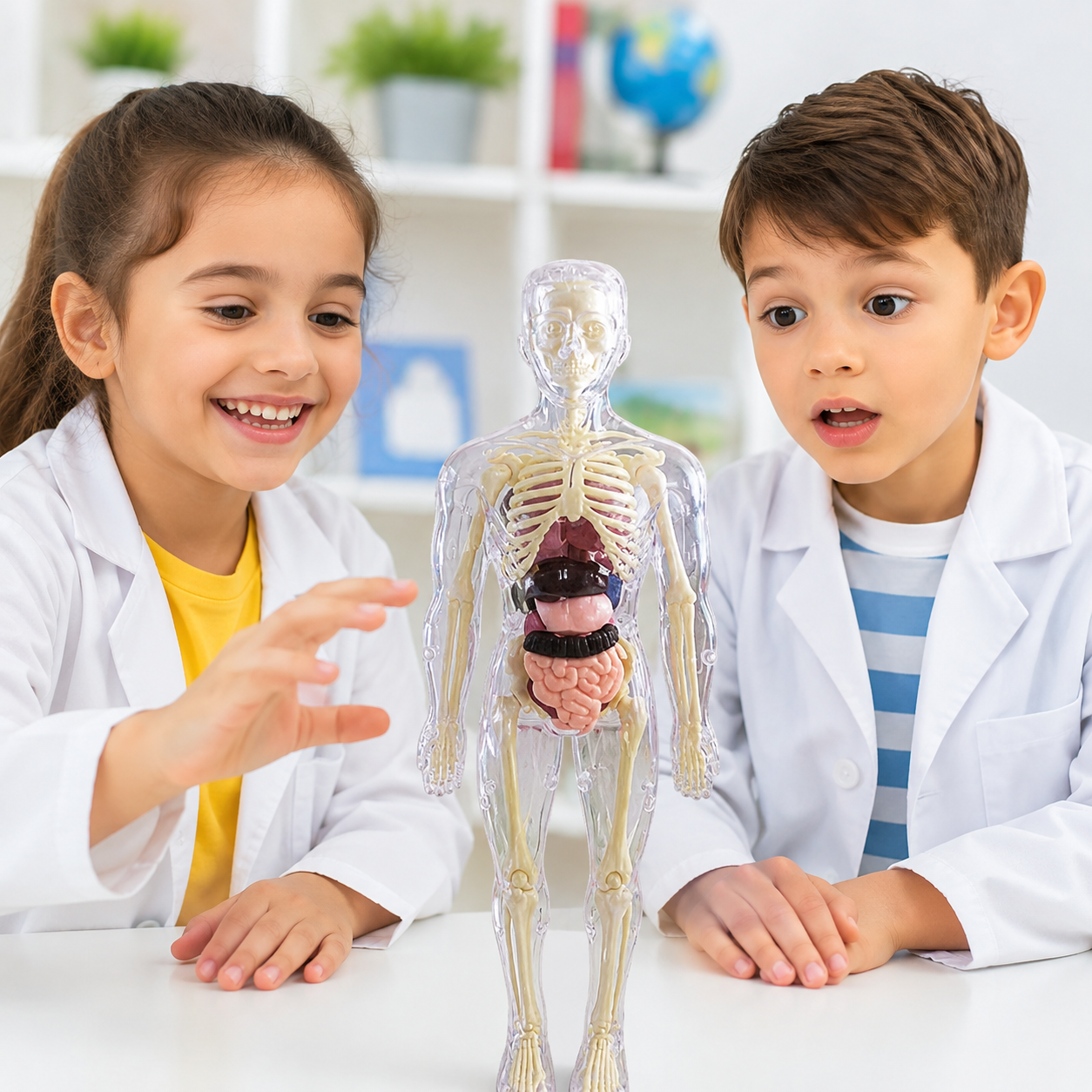 Kiddleo BodyWise™ Human Anatomy Model for Kids | Interactive STEM Science Learning Kit