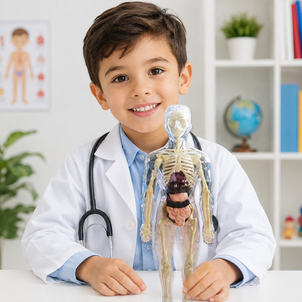 Kiddleo BodyWise™ Human Anatomy Model for Kids | Interactive STEM Science Learning Kit