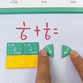 Kiddleo™ Magnetic Fraction Learning Board