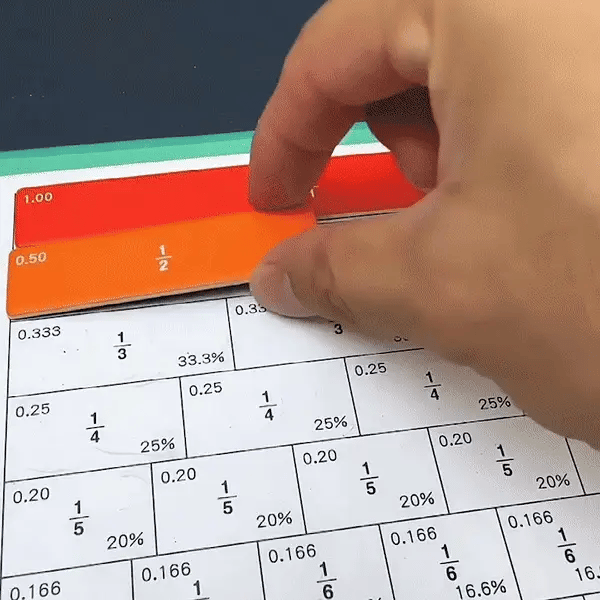 Kiddleo™ Magnetic Fraction Learning Board