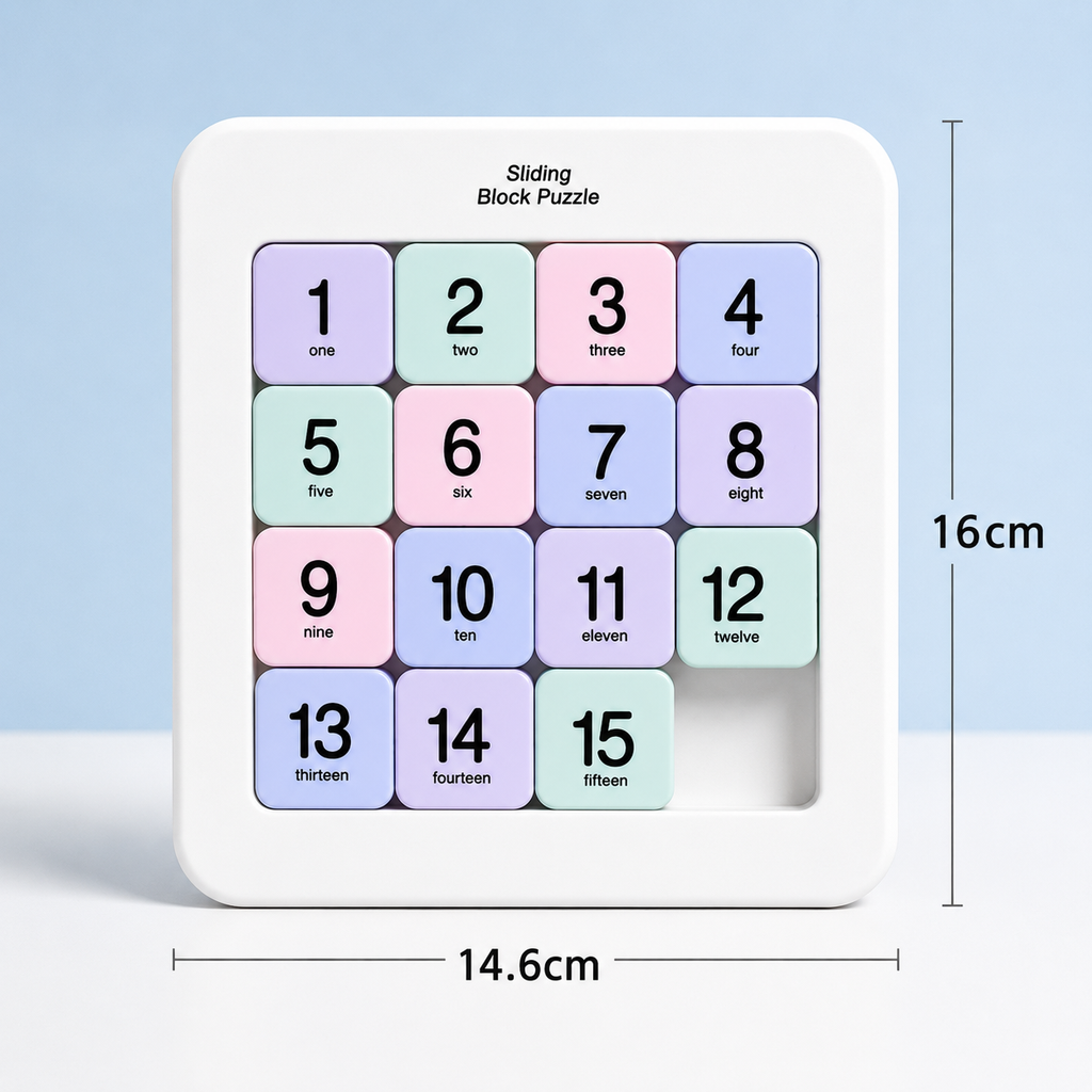 Kiddleo™ NumoShift – Smart Sliding Puzzle